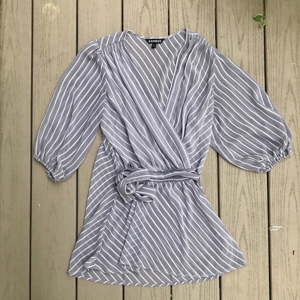 Express Tie Blouse